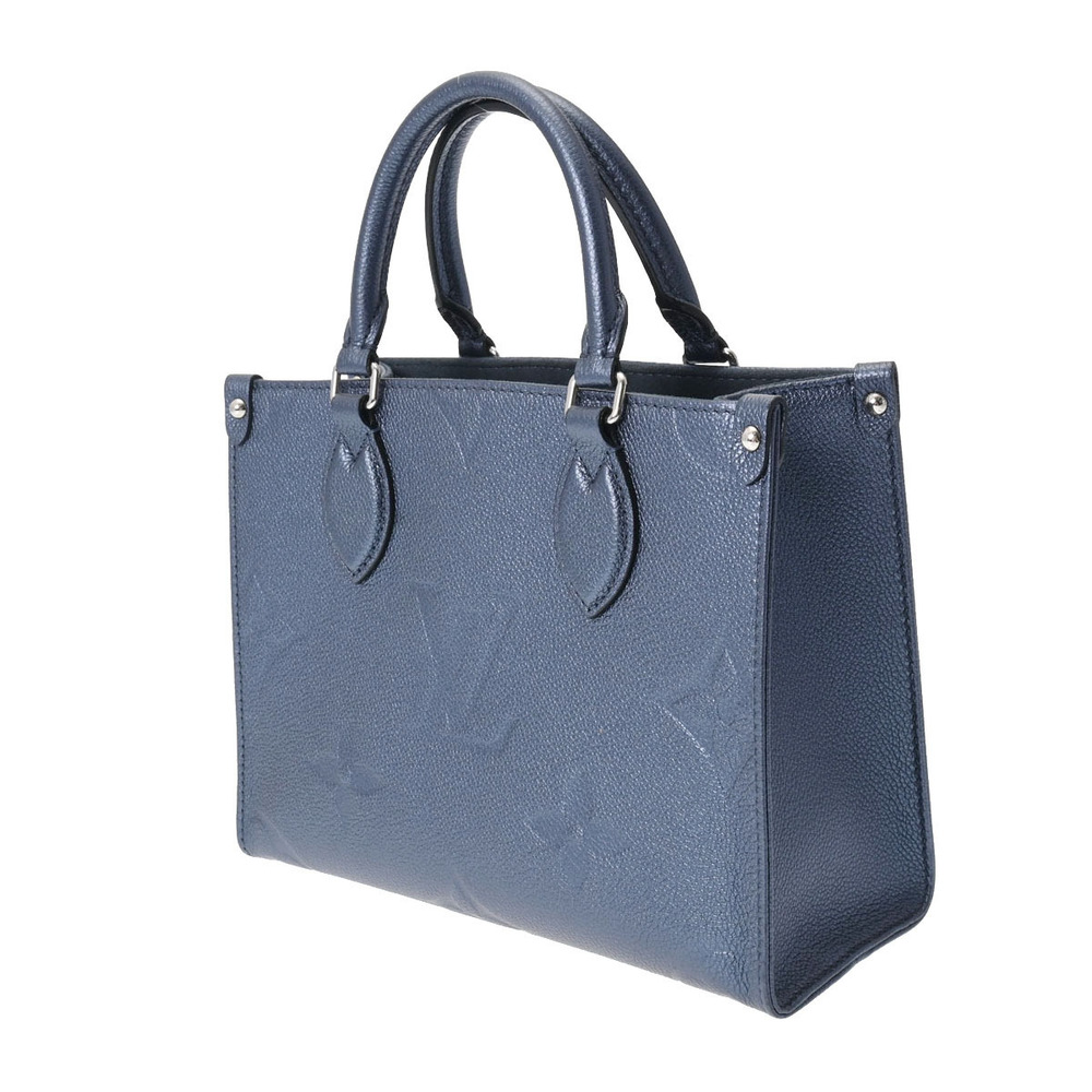 Louis Vuitton Go Empreinte the Metallic Flight Handbag On Leather Blue Mode